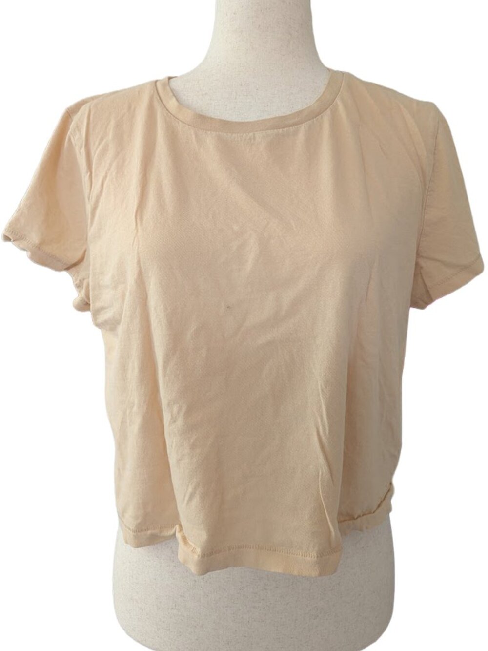 Tan 100% Cotton Universal Thread T-shirt